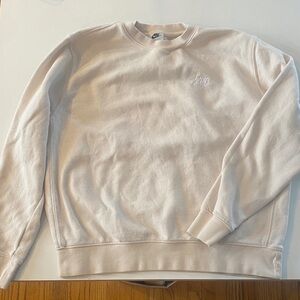 Nike Men's Off-White Crewneck Sweater